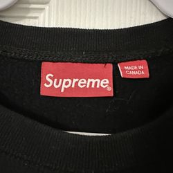 Black Supreme Sweatshirt 