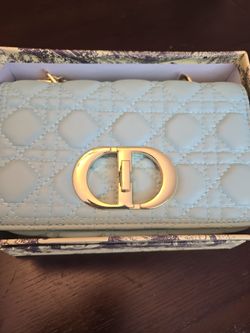 Baby blue small bag