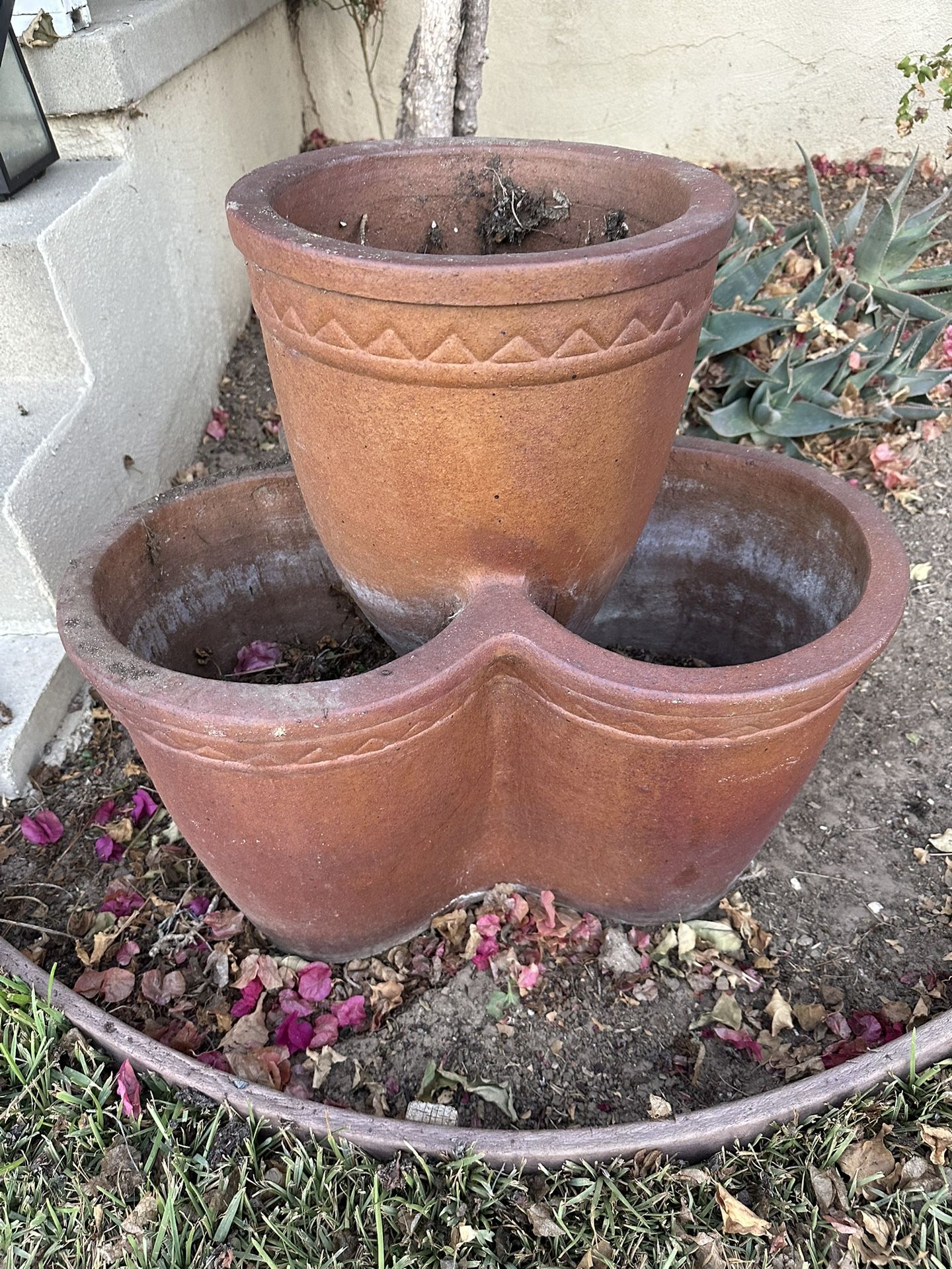 Garden Clay 4 Stock Pots $ Make Me An Offer