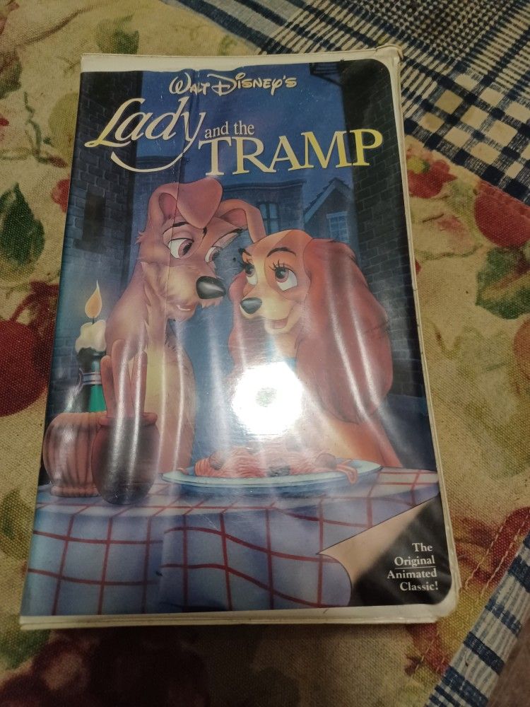 DISNEY'S THE LADY AND THE TRAMP VHS TAPE MOVIE 🎬 $25 FINAL PRICE SAME DAY SHIPPING 
