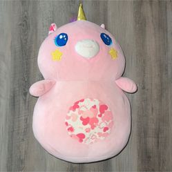 hugfun international unicorn 21” tall. Makes a great pillow
