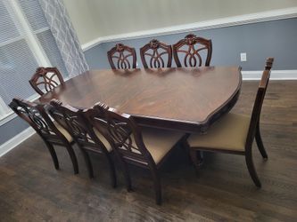 Elegant Dining Table with 8 chairs