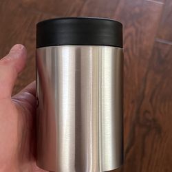 Double wall stainless steel can coolers Kratos (2) plus two beer glasses BJ’s