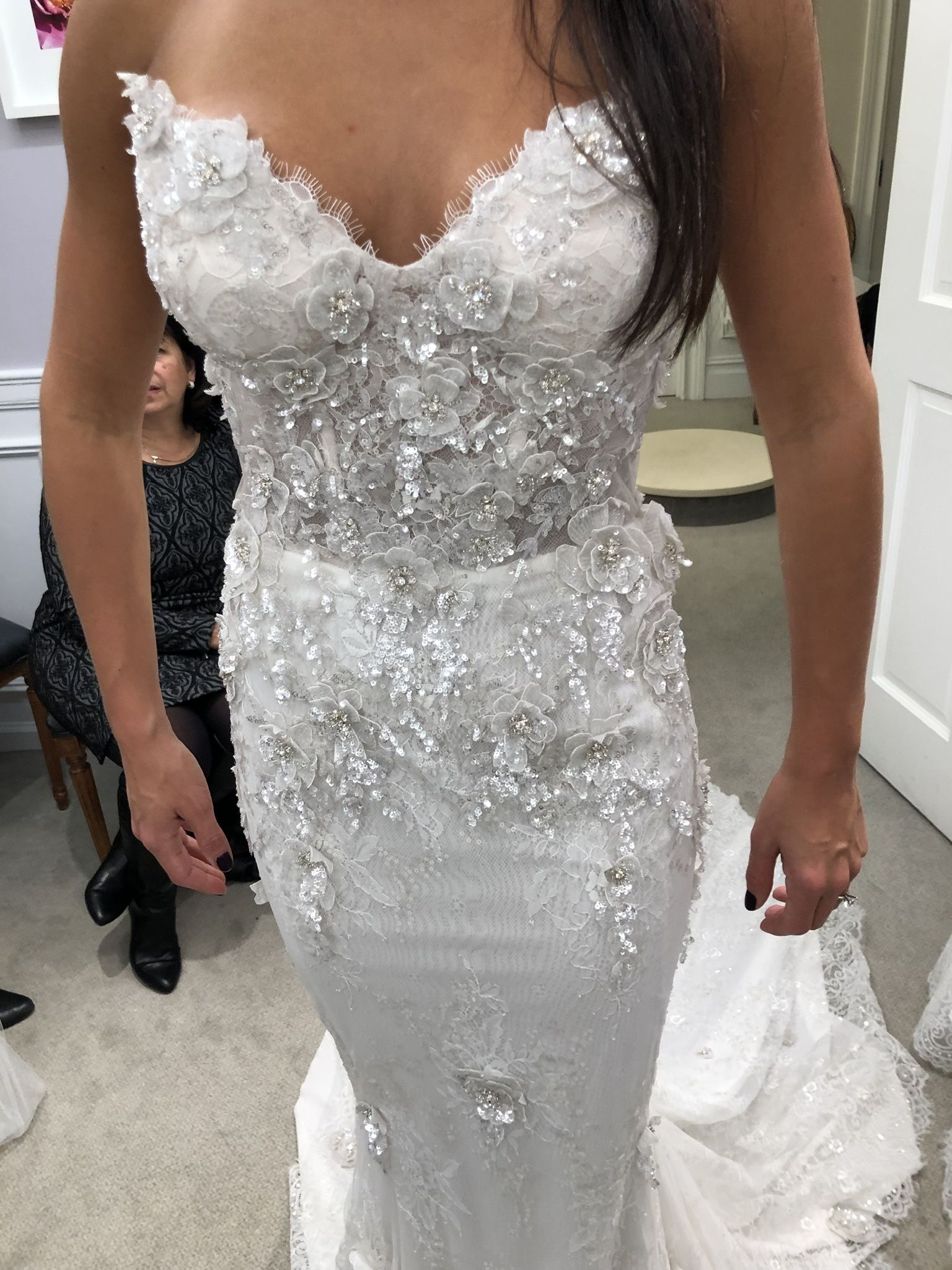 Pnina Tornai - 4726 Dream Collection Dress, Detachable Skirt, Veil And Blusher