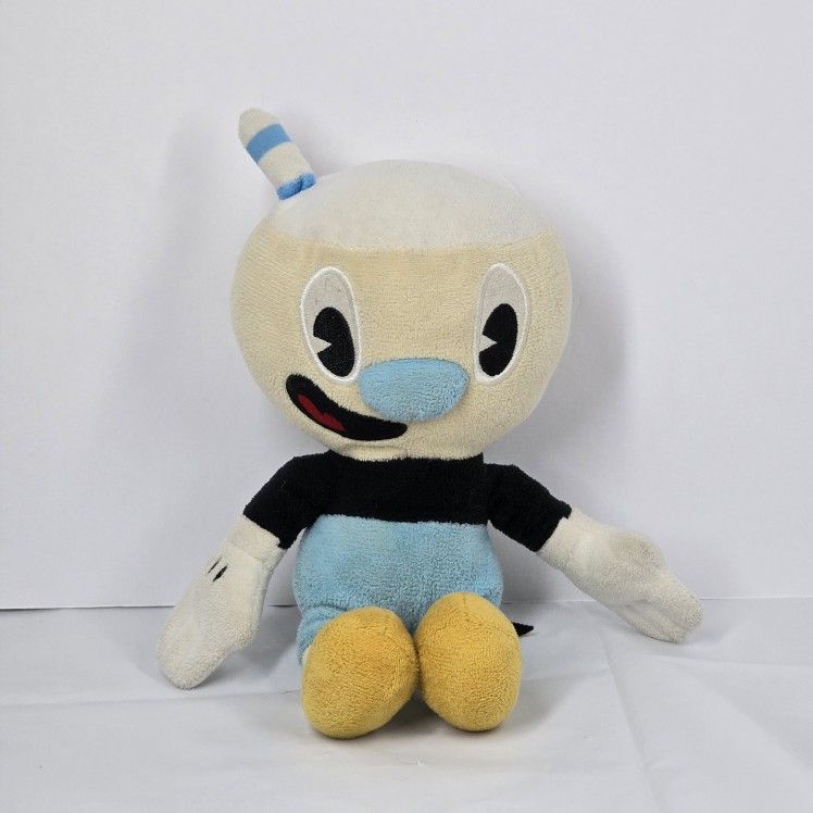 Cuphead Mugman Funko Plush 10" Stuffed Animal Netflix Cartoon Character Anime