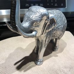 India Aluminum Elephant Silver Finish Design 