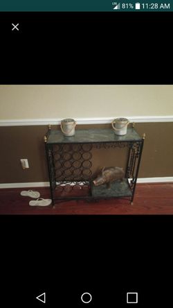 Wine rack/ hallway table