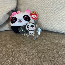 Ty Keychain Pandas Plus Panda Keychain 