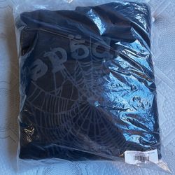 Size L black star OG web V2 outline hoodie