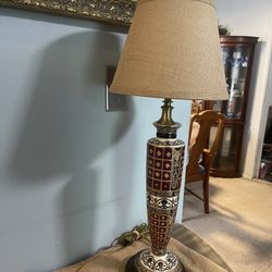 Vintage Bombay Co *Asian Accents* Lamp w/ Shade~Chinoiserie~ 28" tall~Beautiful!