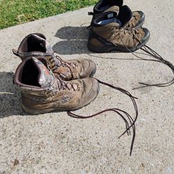 Danner and Salomon Hiking Boots, Size 13 