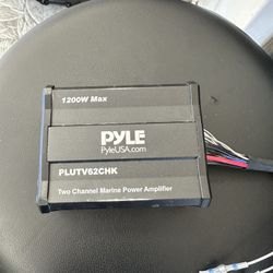 Pyle Marina Amp 1200w 2 Channels 