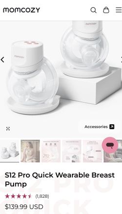 New Momcozy S12 Breast Pump