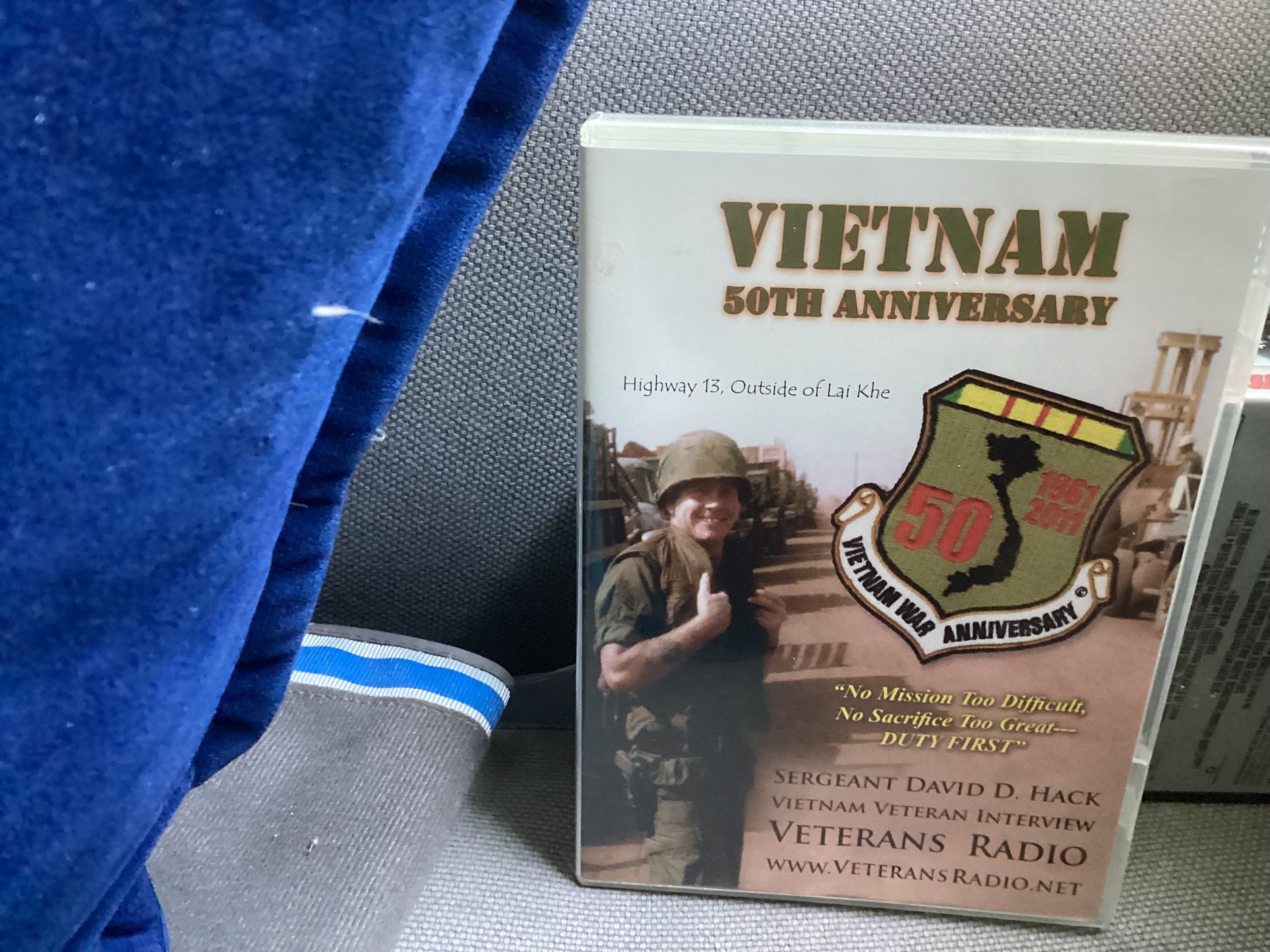 Vietnam 50th Anniverary DVD Veteran's Radio Sergeant David Hack Like New