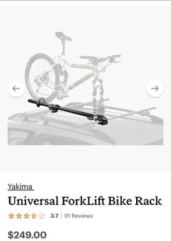 Yakima forklift bike rack