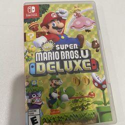 Mario Bros U Deluxe Nintendo Switch Game 