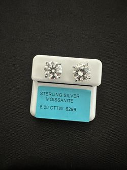 Moissanite earrings