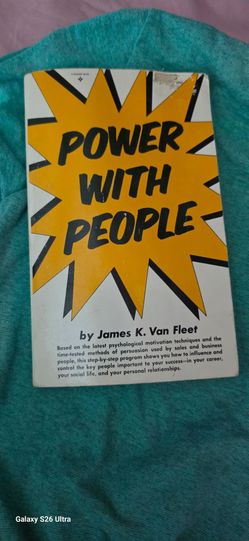 James K. Van Fleet
Power With People vintage 1970s