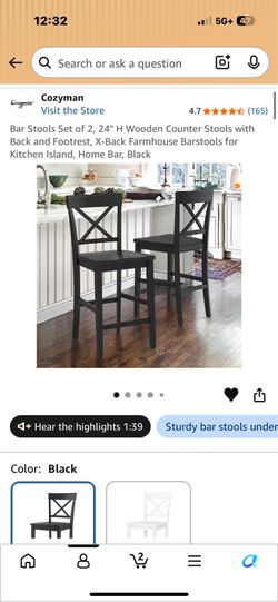 Tall Wooden Stools