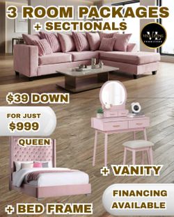 3Room Package Deal Pink 🤓😎🥰😎😍🚛