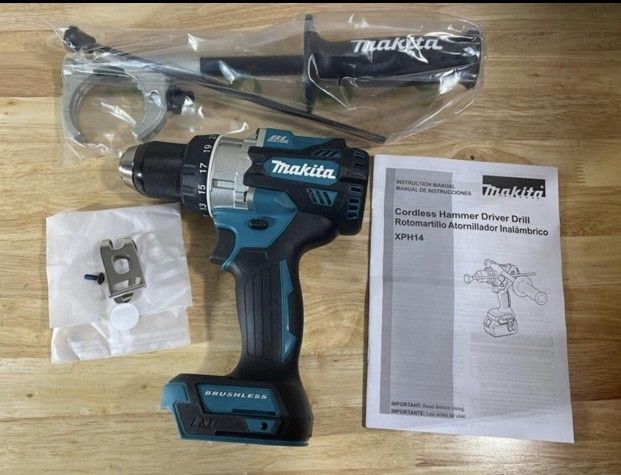 Makita New Hammer Drill Brushless 2 Speeds Tool Only $130