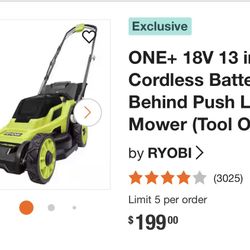 RYOBI 18V Lawn Mower