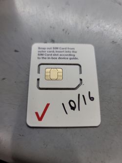 1 month only, Verizon sim card, unlimited data, calls and txt ,