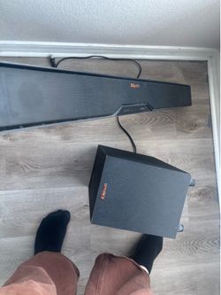 Klipsch sound bar and subwoofer