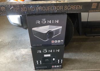 Ronin 4k Projector and Home Theater Set (Brand New)