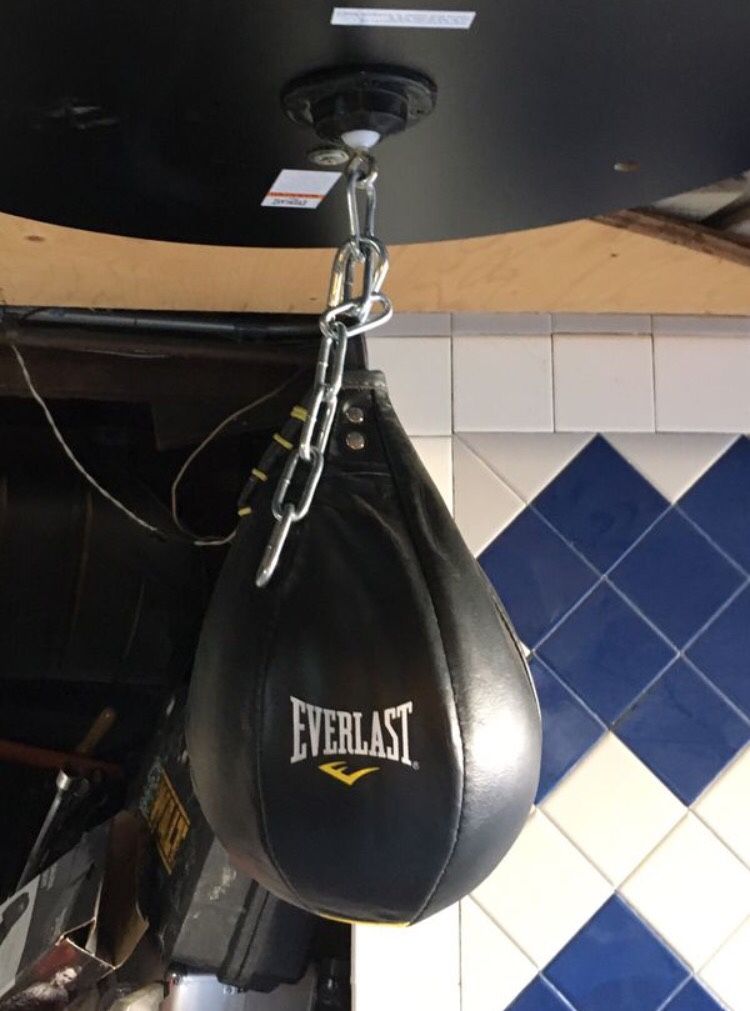 EverLast Speed Bag $20.00 bucks firm used a few times selling for Cheap