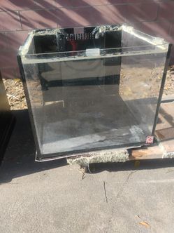 50 Gallon Rimless Aquarium with Stand and Canopy