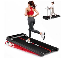 Walking Pad Treadmill, 6.2MPH Under Desk Walking Pad with 10% Incline