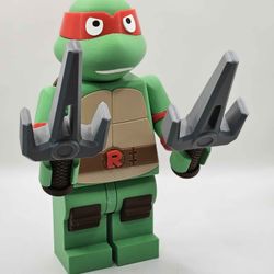Giant ninja Turtles Lego Figs
