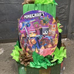 Minecraft Piñata With Balls