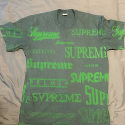 Supreme Green Logo Shirt Sam