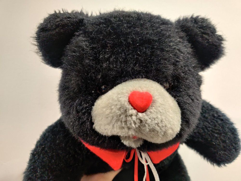 Black teddy bear