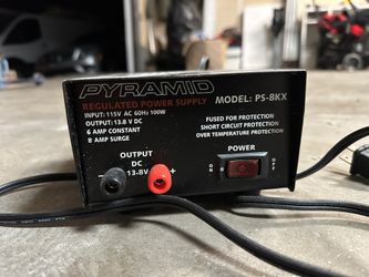 Pyramid PS-8KX Regulated Power Supply – 13.8V DC