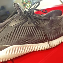 Adidas Mens Alphabounce EM BY4264 Black Running Shoes Lace Up Low Top Size 12