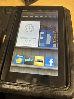 Kindle Fire With Cover Stand With Charger