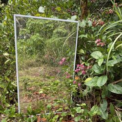 Bathroom Medicine Cabinet With Mirror and 2 inner Shelves White  26”L