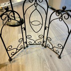 Metal Or Cast Iron Single Candle Holder But Works As So Much More ! 