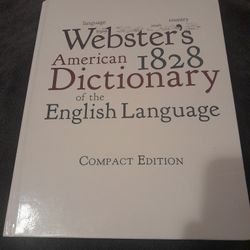 Websters American 1828 English Language Dictionary 