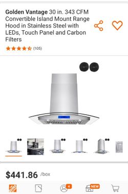 Golden Vantage 30in Range Hood