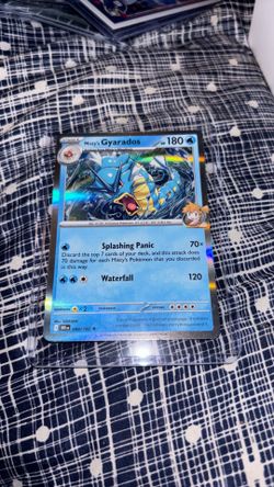 Misty’s gyrados foil black star 2025 Pokemon card