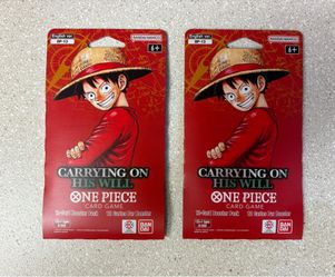 One Piece - Carrying On His Will Sleeved Booster Packs