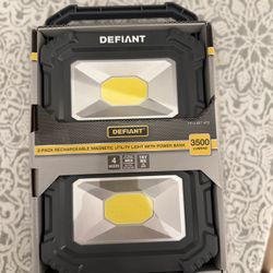Defiant  3000 Lumen Rechargeable Flood Work Light EXTREMELY BRIGHT