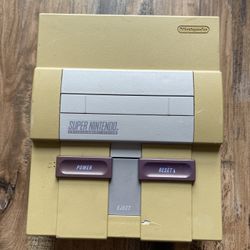 SUPER NINTENDO SNES SYSTEM ONLY 1991