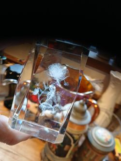 Glass Figurine Of Girl