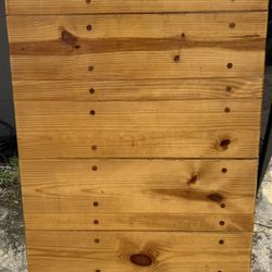 Custom Finished Wood Tabletop – 60” x 37” x 1.5” – Gloss Sealed