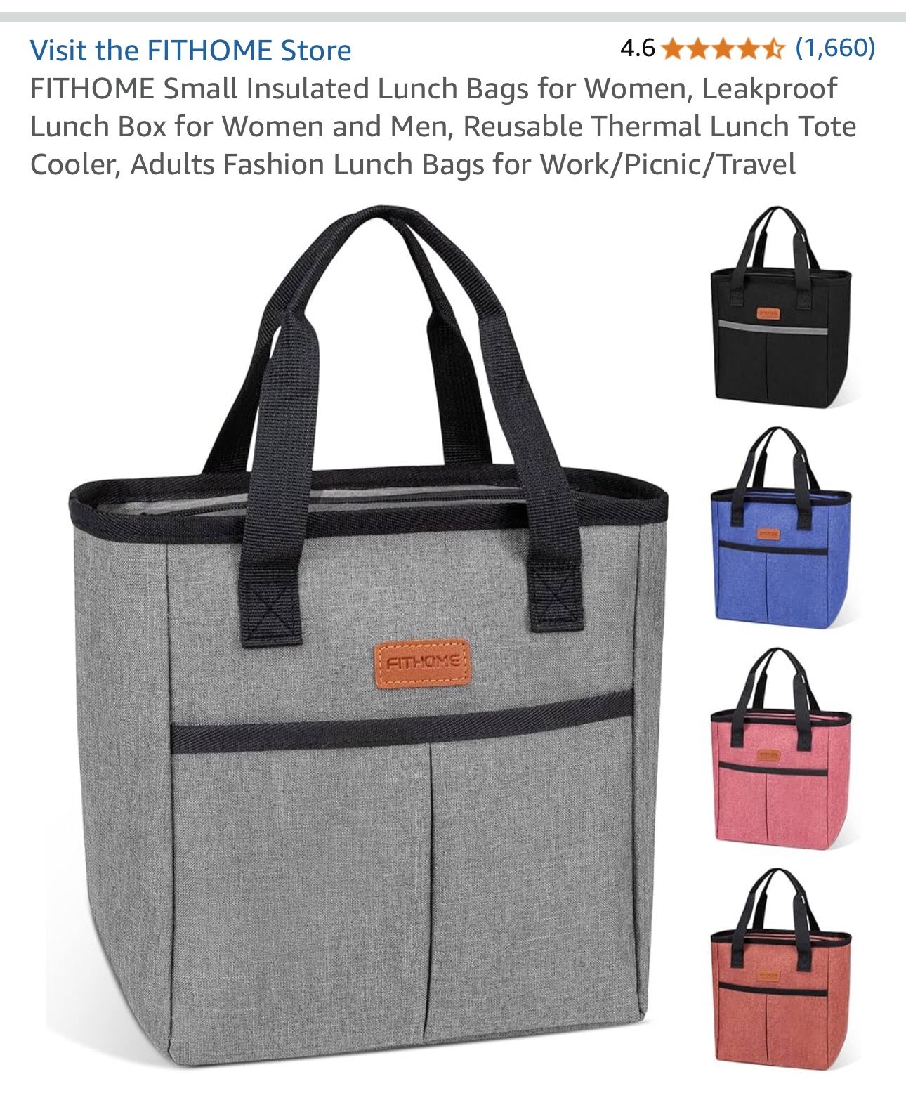 Insulated Lunch Bag